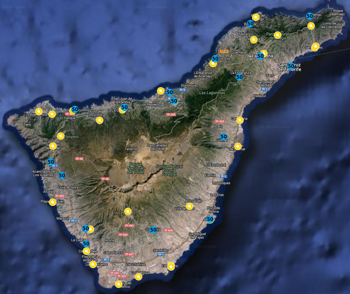Red de Recarga Cabildo de Tenerife